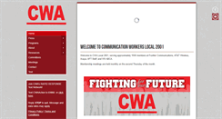 Desktop Screenshot of cwa2001.org